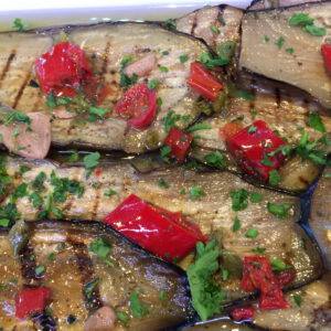 gegrillte Auberginen  100g