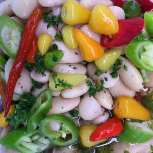 Dicke Bohnen Paprika  100g